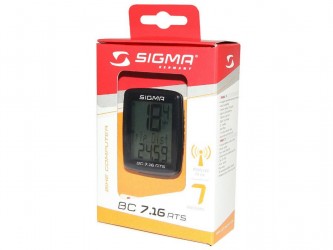 SIGMA BC 7.16 wireless black ATS meter (7 functions)
