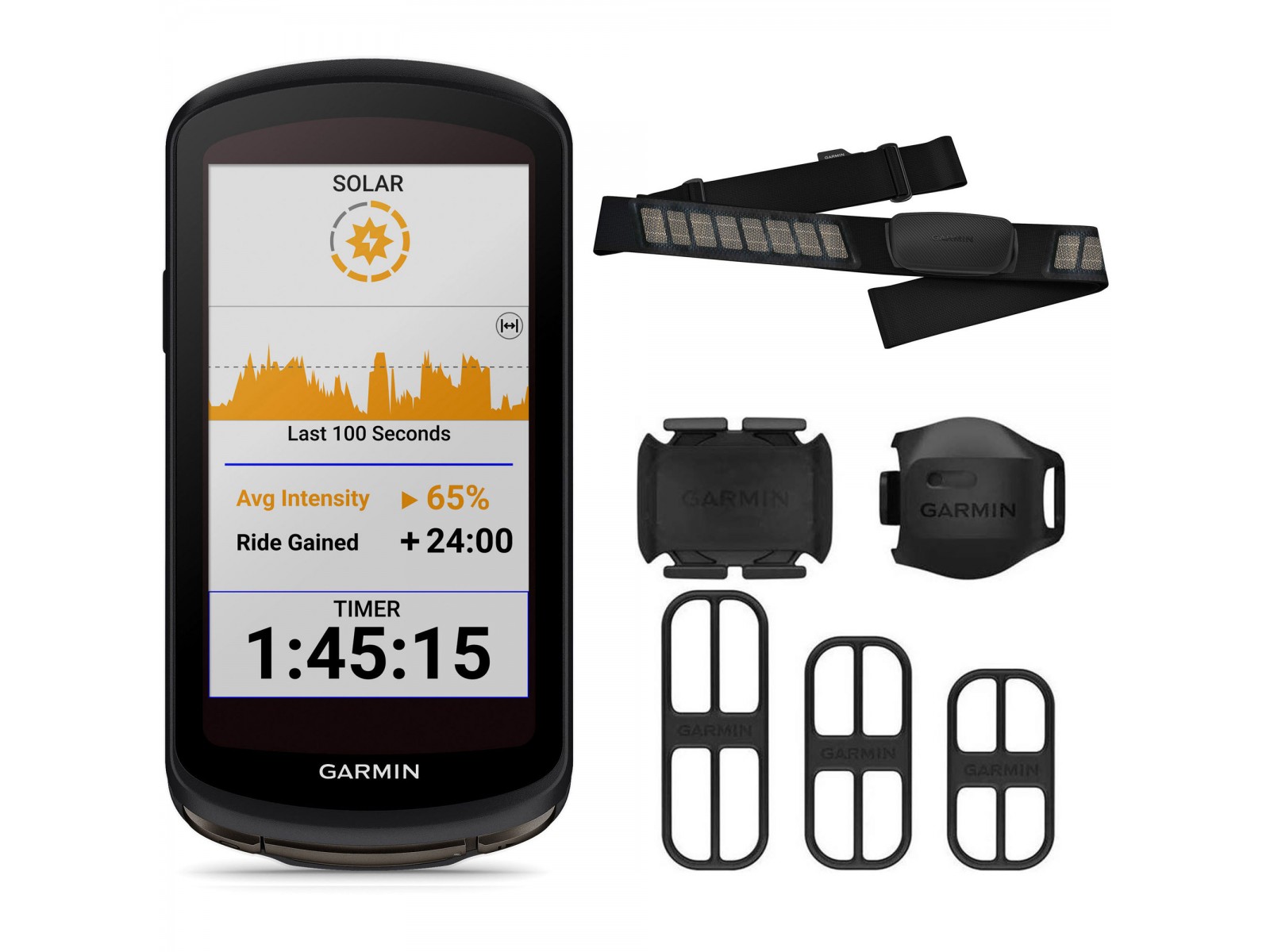 voorspelling Aandringen genetisch GARMIN Edge 1040 Solar Bundle GPS + HRM/Cadence/Speed sensors